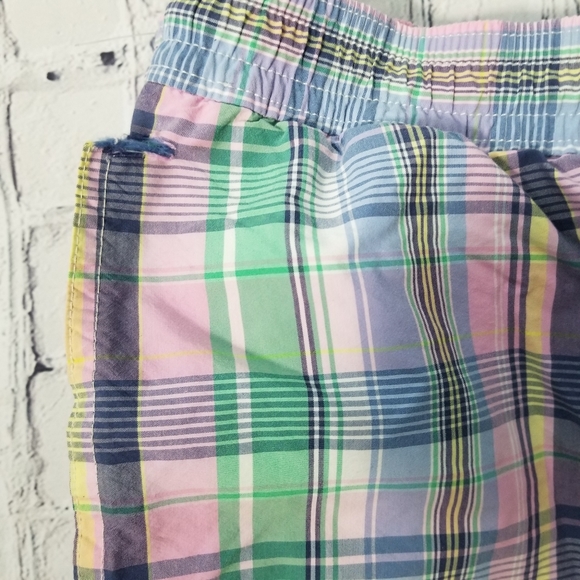 Polo Ralph Lauren 1XL Swim Trunks Plaid Pastel